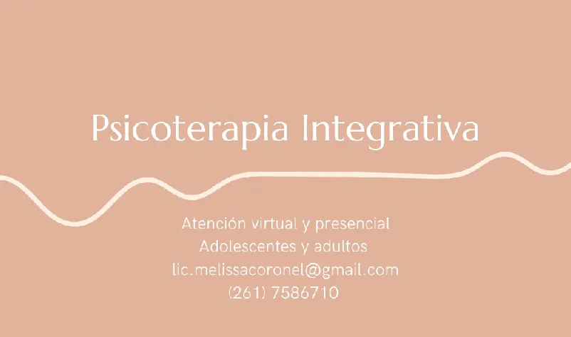 Psicóloga Melissa Coronel