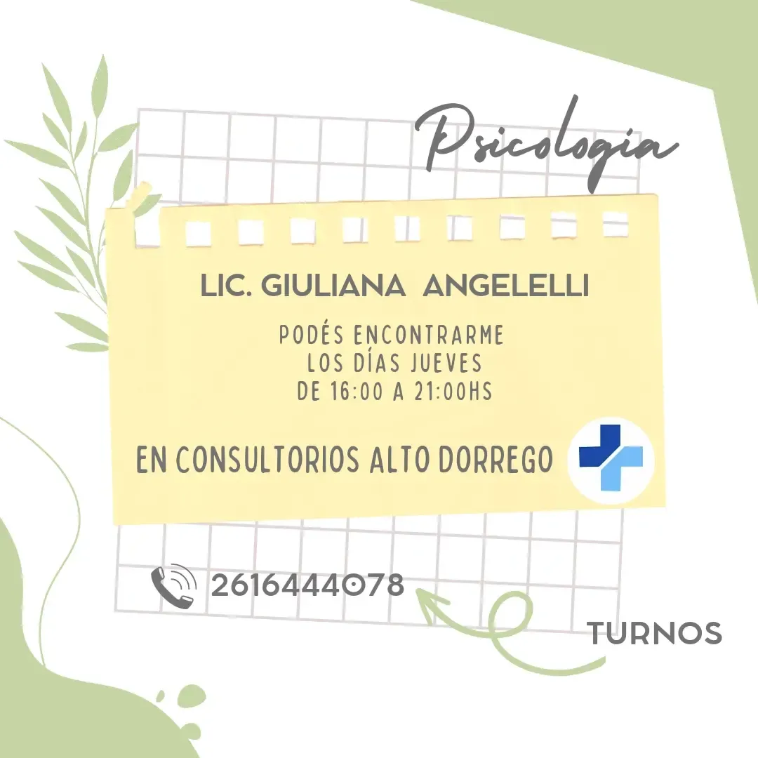 Psicóloga Giuliana Angelelli