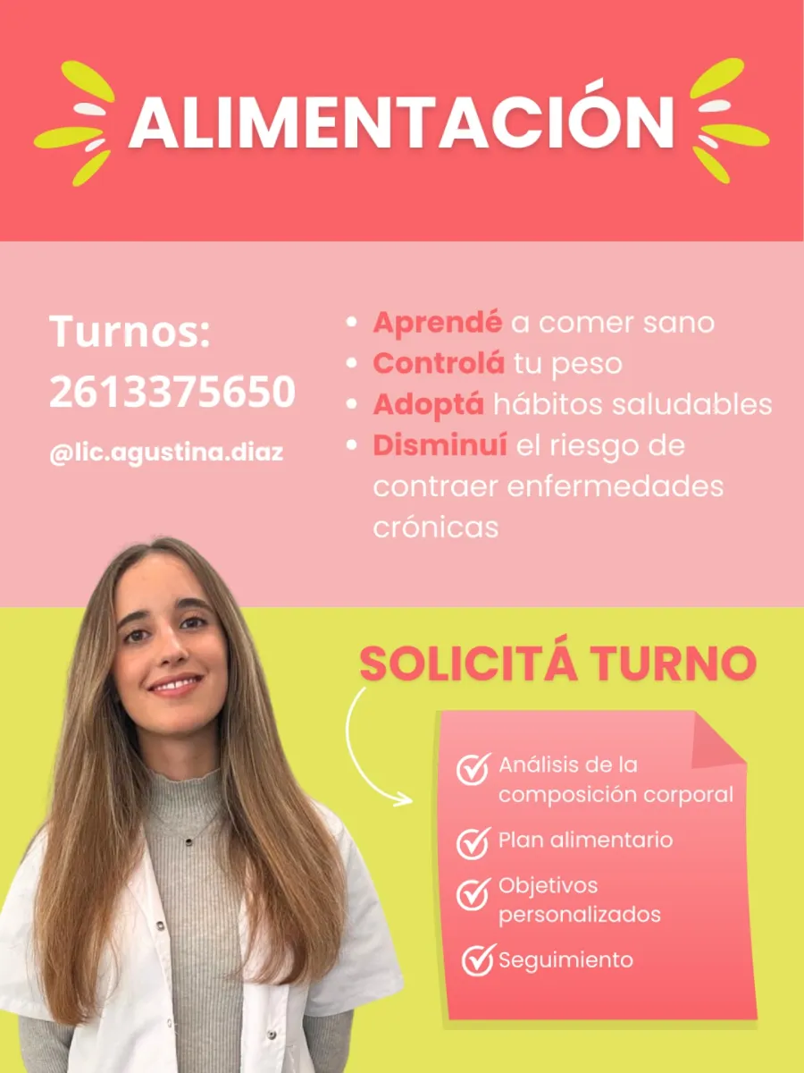 Nutricionista Agustina Diaz