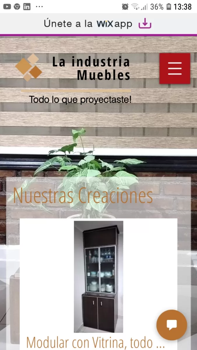 La industria muebles