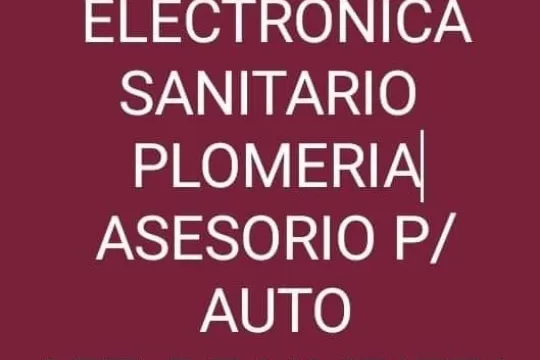 Ferreteria movio : materiales electrico y de electronica ,asesorio para auto,sanitarioy plomeria