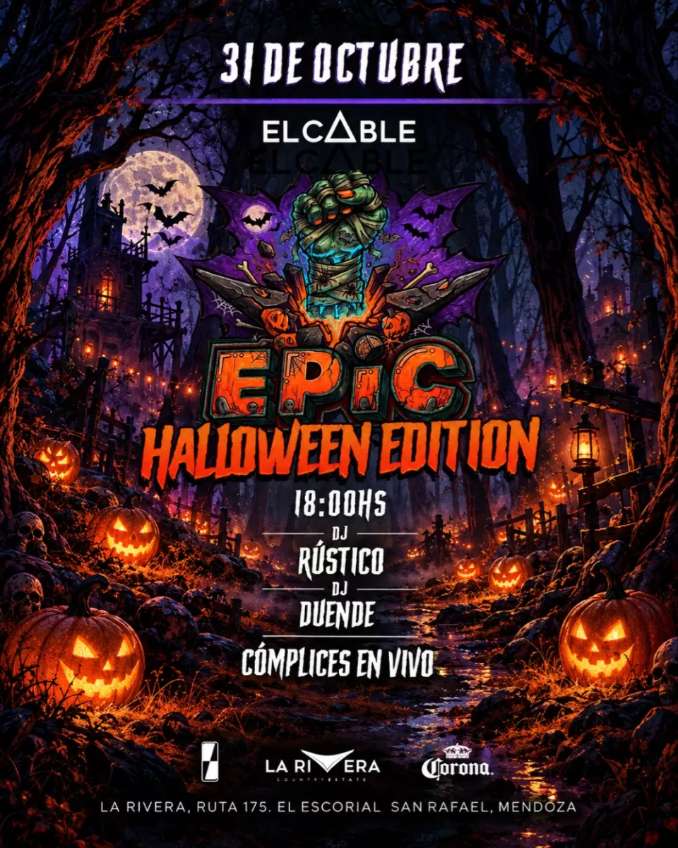ÉPICO sunset- EDICIÓN DE HALLOWEEN 2026