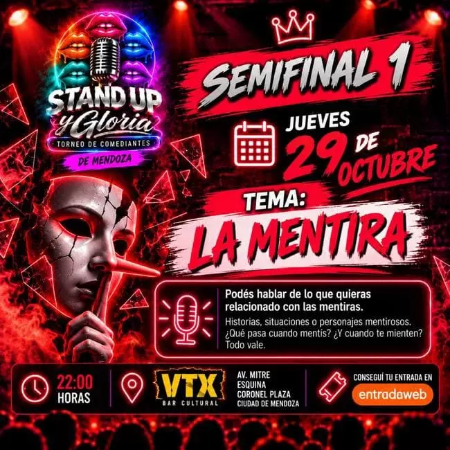 Stand Up y Gloria Torneo de Comediantes - 1° Semifinal